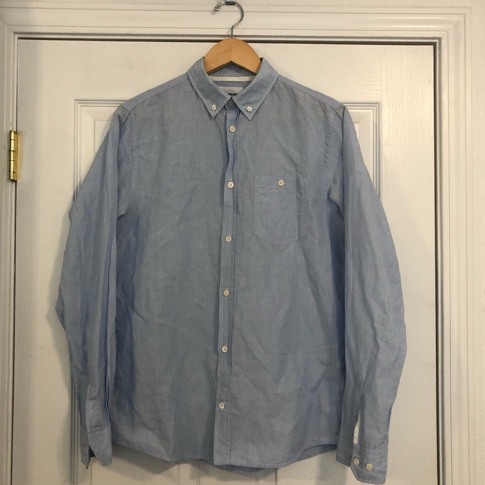 Norse projects Anton melange Oxford shirt M
